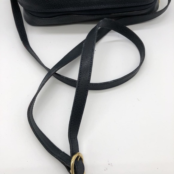 GUCCI 010 378 Shoulder Bag GG Supreme Sherry Leather Navy Old Gucci Women's M... - Picture 6 of 11